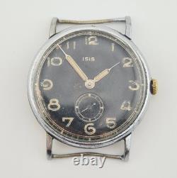 Isis Swiss Military Watch Cal 15J Manual Wind Vintage Men's Rare