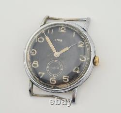 Isis Swiss Military Watch Cal 15J Manual Wind Vintage Men's Rare