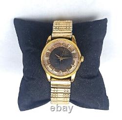 JOVIAL RARE WATCH VINTAGE ROUND GOLD WRISTWATCH 50s MANUAL SWISS MADE