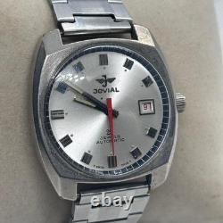 Jovial 25 Jewels Automatic Watch Vintage 40mm Original Swiss Made Rare