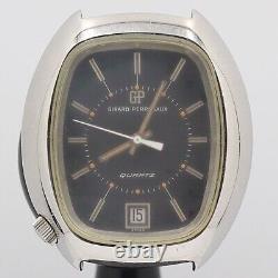 Junk Girard-Perregaux Rare Vintage Watch Quartz Date Cushion Swiss Men 37mm
