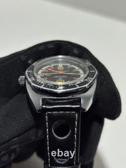Kralina Deluxe Swiss Made Vintage Diver Watch 17 Jewels 40mm Rare