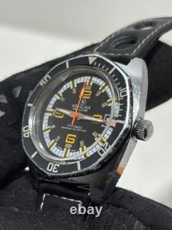 Kralina Deluxe Swiss Made Vintage Diver Watch 17 Jewels 40mm Rare