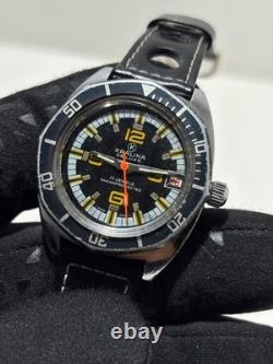 Kralina Deluxe Swiss Made Vintage Diver Watch 17 Jewels 40mm Rare