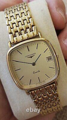 LONGINES Gold Plated RARE Vintage Swiss Quartz Watch