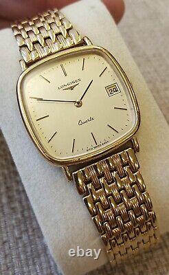 LONGINES Gold Plated RARE Vintage Swiss Quartz Watch