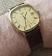 LONGINES Gold Plated RARE Vintage Swiss Quartz Watch Square