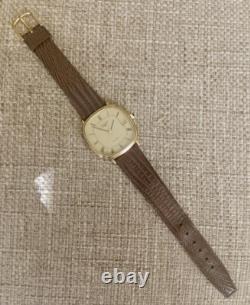 LONGINES Gold Plated RARE Vintage Swiss Quartz Watch Square