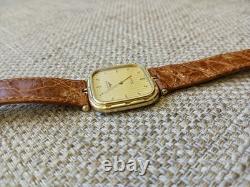 LONGINES Gold Plated RARE Vintage Swiss Quartz Watch withVintage Box