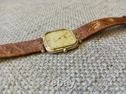 LONGINES Gold Plated RARE Vintage Swiss Quartz Watch withVintage Box