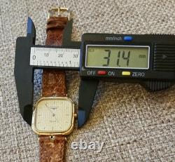 LONGINES Gold Plated RARE Vintage Swiss Quartz Watch withVintage Box