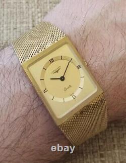 LONGINES Unisex Gold Plated RARE Vintage Swiss Quartz Watch