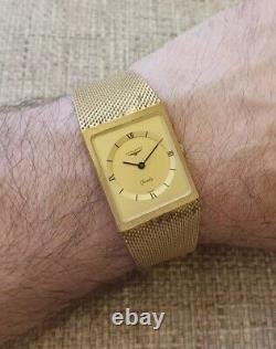 LONGINES Unisex Gold Plated RARE Vintage Swiss Quartz Watch