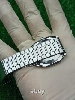 LUXURY VINTAGE RADO SILVER AUTOMATIC WATCH SWISS MADE 70s MEN & RARE