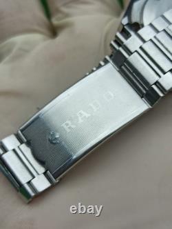 LUXURY VINTAGE RADO SILVER AUTOMATIC WATCH SWISS MADE 70s MEN & RARE