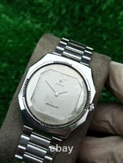 LUXURY VINTAGE RADO SILVER AUTOMATIC WATCH SWISS MADE 70s MEN & RARE