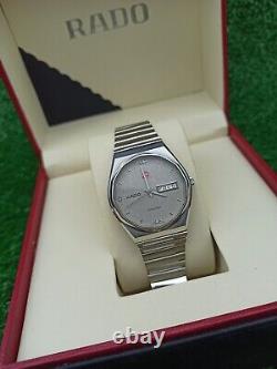 LUXURY VINTAGE RADO VOYAGER HEXAGONAL AUTOMATIC WATCH SWISS MADE 70s MEN & RARE