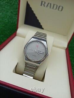 LUXURY VINTAGE RADO VOYAGER HEXAGONAL AUTOMATIC WATCH SWISS MADE 70s MEN & RARE