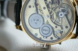 LeCoultre Vintage 1900`s rare GOLD New Cased Men`s UNIQUE Swiss Wristwatch