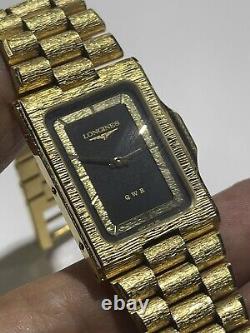 Longines QWR Vintage Swiss RARE Gold plated Mens watch