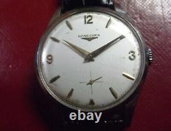 Longines Rare Fine Vintage'50 All S. Steel Cal. 30l Mechanical Swiss Made