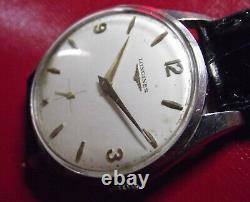 Longines Rare Fine Vintage'50 All S. Steel Cal. 30l Mechanical Swiss Made