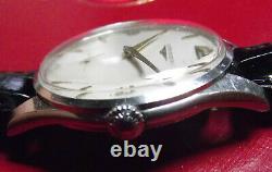 Longines Rare Fine Vintage'50 All S. Steel Cal. 30l Mechanical Swiss Made