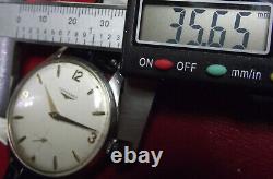 Longines Rare Fine Vintage'50 All S. Steel Cal. 30l Mechanical Swiss Made