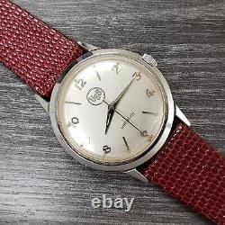 Lord Elgin Vintage Watch, Rare USS Dial, 36mm All Steel Case, Manual Wind, Swiss