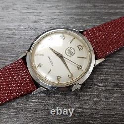 Lord Elgin Vintage Watch, Rare USS Dial, 36mm All Steel Case, Manual Wind, Swiss
