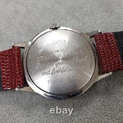 Lord Elgin Vintage Watch, Rare USS Dial, 36mm All Steel Case, Manual Wind, Swiss