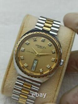 Luxury Raymond Weil Geneve 70s Automatic Rare Swiss Vintage Original 34 MM