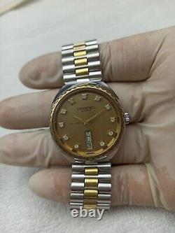 Luxury Raymond Weil Geneve 70s Automatic Rare Swiss Vintage Original 34 MM