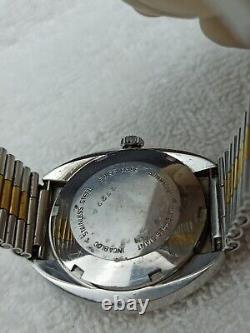 Luxury Raymond Weil Geneve 70s Automatic Rare Swiss Vintage Original 34 MM