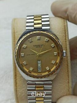 Luxury Raymond Weil Geneve 70s Automatic Rare Swiss Vintage Original 34 MM