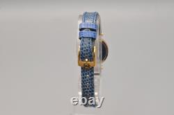 MINT Vintage Rare Gucci 2000L Sherry Line Blue Quartz Women's Watch Swiss