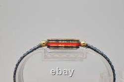 MINT Vintage Rare Gucci 2000L Sherry Line Blue Quartz Women's Watch Swiss