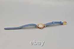 MINT Vintage Rare Gucci 2000L Sherry Line Blue Quartz Women's Watch Swiss