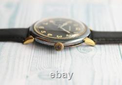 MOERIS Swiss Military WWII German Army Vintage men's Mechanical Wristwatch Rare