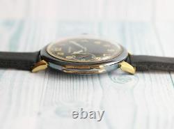 MOERIS Swiss Military WWII German Army Vintage men's Mechanical Wristwatch Rare