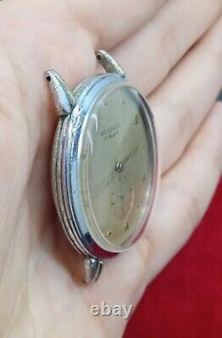 MOVADO Cal. 75 Vintage 15J Rare Swiss Watch Men. 36mm. Working