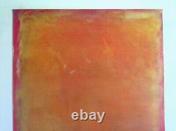 Mark Rothko Rare Vtg 1971 Abstract Expr Lithograph Print Lrg Swiss Exhbtn Poster