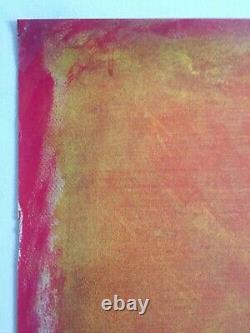 Mark Rothko Rare Vtg 1971 Abstract Expr Lithograph Print Lrg Swiss Exhbtn Poster