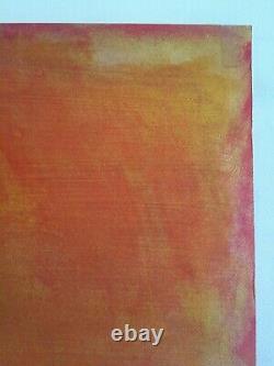 Mark Rothko Rare Vtg 1971 Abstract Expr Lithograph Print Lrg Swiss Exhbtn Poster