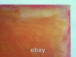 Mark Rothko Rare Vtg 1971 Abstract Expr Lithograph Print Lrg Swiss Exhbtn Poster