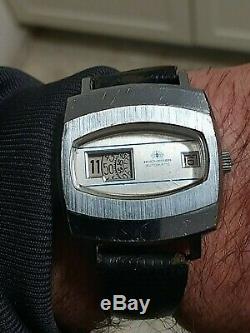 Mega Rare Vintage Swiss made Bucherer Automatic JUMP watch from 60'sno in Ebay