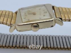 Mens 1940s Jaeger-LeCoultre Vintage 17j Art Deco Swiss Watch Rare Serviced Runni