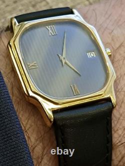Mido Baroncelli Gold Plated RARE Vintage Swiss Quartz Watch