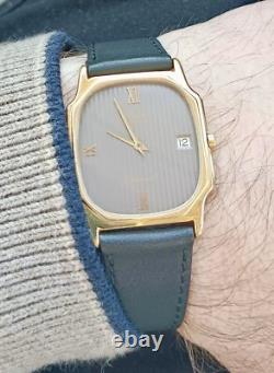 Mido Baroncelli Gold Plated RARE Vintage Swiss Quartz Watch