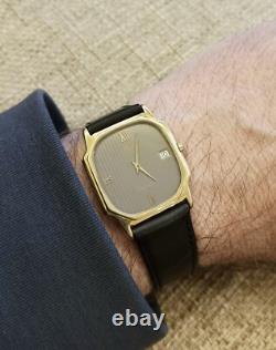 Mido Baroncelli Gold Plated RARE Vintage Swiss Quartz Watch